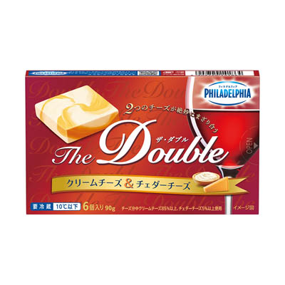 クラフト　ザダブル　クリームチーズ＆チェダーチーズ