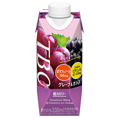 TBCポリフェノールビタミンEグレープ&カシス330ml