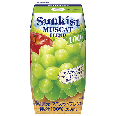 森永乳業 サンキスト マスカットブレンド100% 200ml