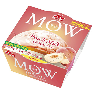 森永乳業MOW白桃ミルク