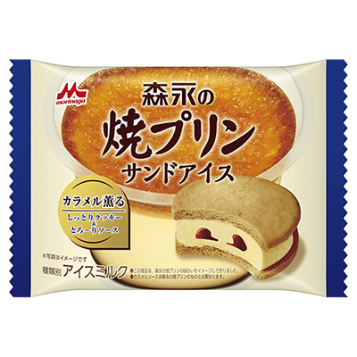 森永乳業 森永の焼プリンサンドアイス