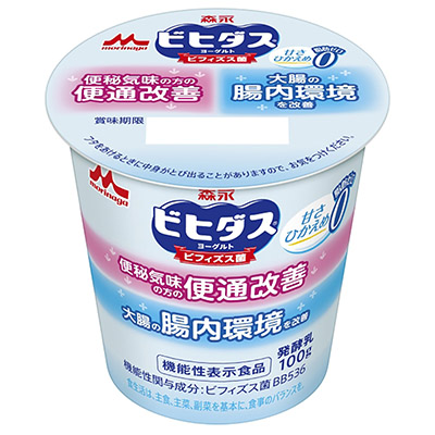 森永　ビヒダスヨーグルト便通改善　脂肪ゼロ