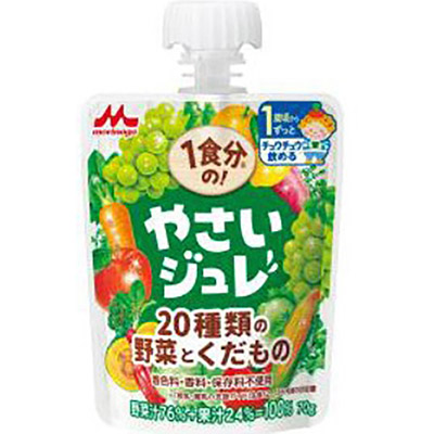 １食分の！やさいジュレ　２０種類の野菜とくだもの７０ｇ