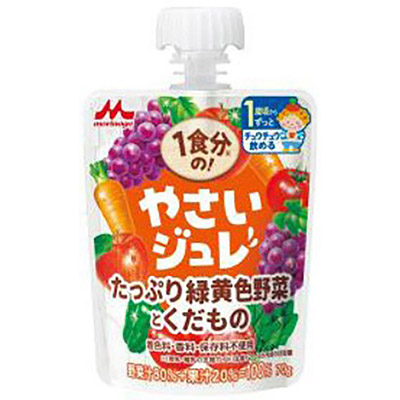 １食分の！やさいジュレ　たっぷり緑黄色野菜とくだもの７０ｇ