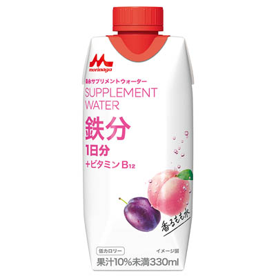 森永乳業 森永サプリメントウォーター 鉄分 香るもも水 330ml