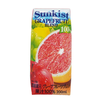 サンキスト 100%グレープフルーツブレンド 200ml