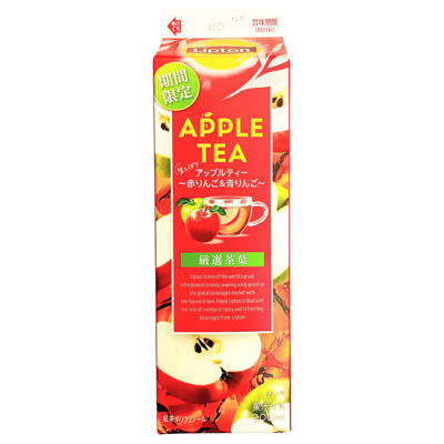 森永乳業　リプトン　アップルティー赤りんご＆青りんご　９００ｍｌ