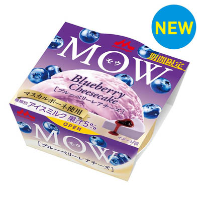 森永乳業　MOW　ブルーベリーレアチーズ