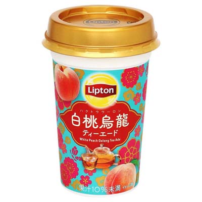 森永乳業　リプトン　白桃烏龍ティーエード　240ml