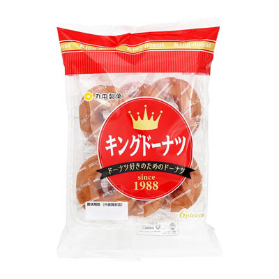 丸中製菓　キングドーナツ　6個入