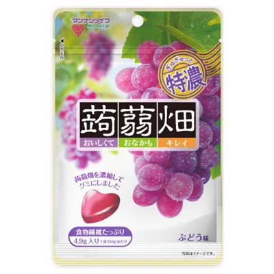 マンナンライフ　ぎゅぎゅっと特濃蒟蒻畑　ぶどう味　50g