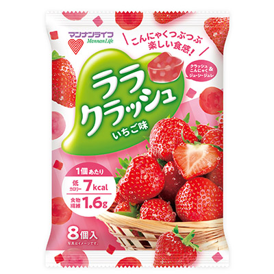 マンナンライフ ララクラッシュいちご味 8個入