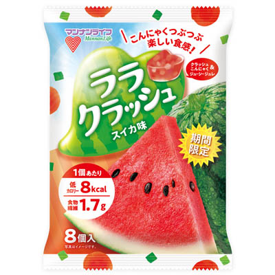 マンナンライフ ララクラッシュ スイカ味 8個入