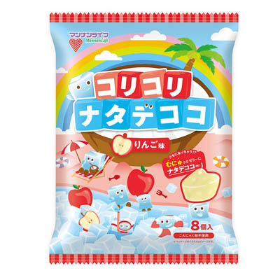 マンナンライフ　コリコリナタデココ　りんご味　8個入