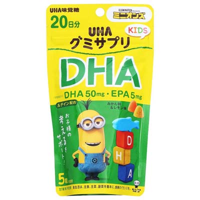 UHA味覚糖　グミサプリKIDS　DHA　20日分