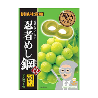 味覚糖 忍者めし鋼 マスカット味 45g