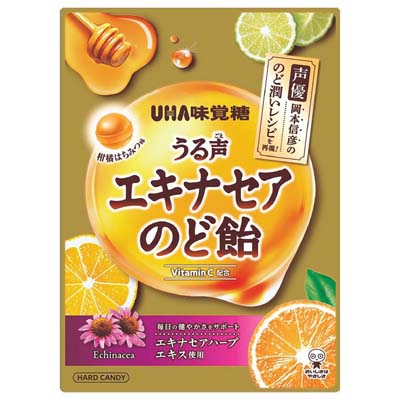 UHA味覚糖　うる声エキナセアのど飴　61ｇ