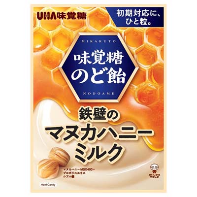 味覚糖のど飴　鉄壁のマヌカハニーミルク　74ｇ