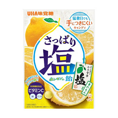 UHA味覚糖　さっぱり塩飴　塩レモン味　64ｇ