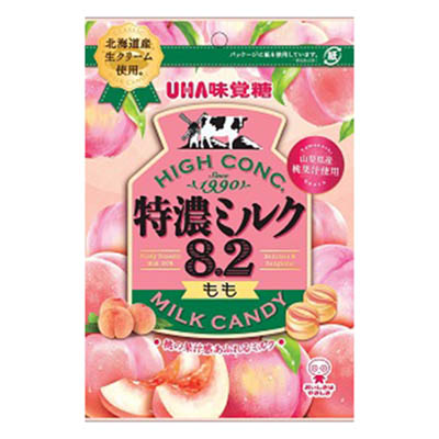 UHA味覚糖　特濃ミルク8.2　もも　70ｇ