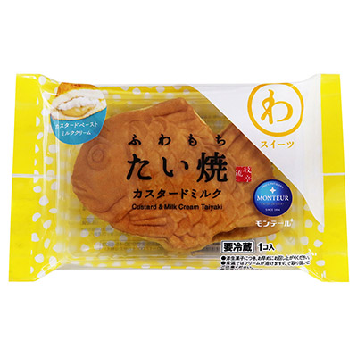 モンテール ふわもちたい焼き カスタードミルク
