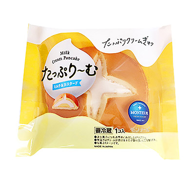 モンテール たっぷりーむミルク&カスタード