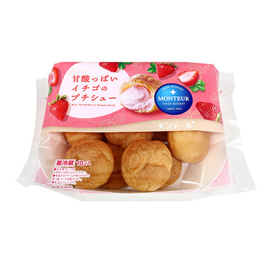 モンテール 甘酸っぱいイチゴのプチシュー