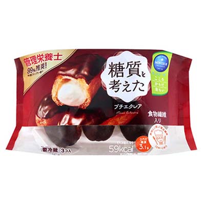 モンテール 糖質を考えたプチエクレア 3コ入