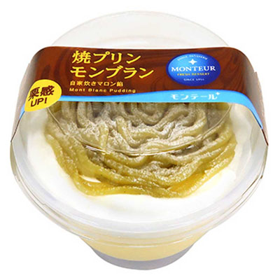 モンテール 焼プリン モンブラン 1個