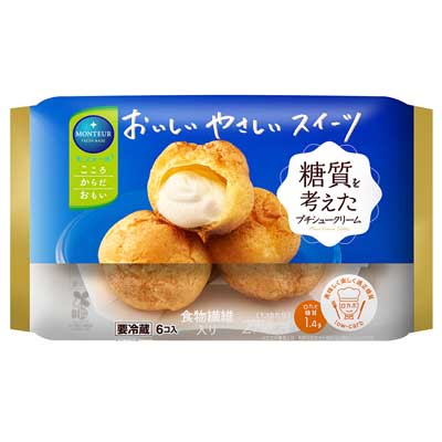 モンテール 糖質を考えたプチシュークリーム 6個入
