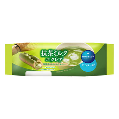モンテール　抹茶ミルクエクレア　1個入