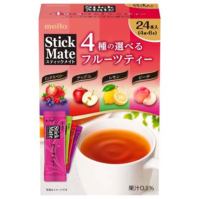 meito　スティックメイト　4種の選べるフルーツティー　4種×6本