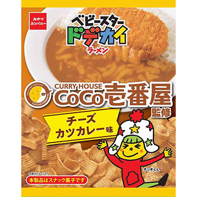 おやつカンパニー ベビースタードデカイラーメン CoCo壱番屋監修チーズカツカレー味 62g