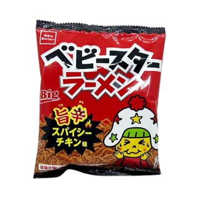 おやつカンパニー　ベビースターラーメン　旨辛スパイシーチキン味　６５ｇ