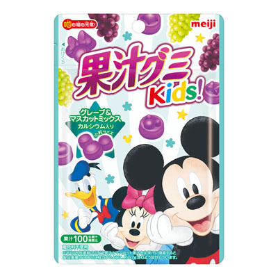 明治 果汁グミキッズ グレープ&マスカットミックス 41g