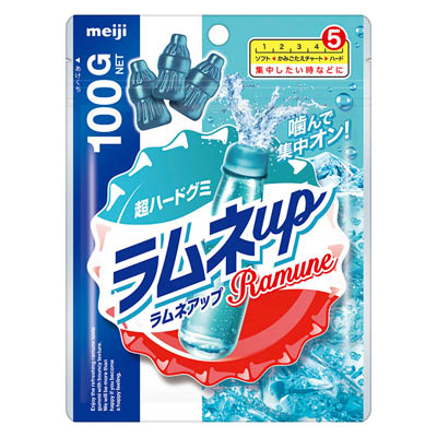 明治 超ハードグミ ラムネアップ 100g