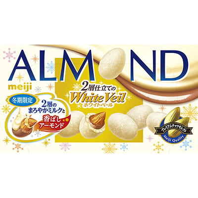 明治 アーモンドチョコホワイトベール 59g