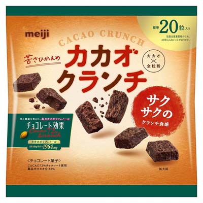 明治　チョコレート効果カカオ72％　カカオクランチ　120ｇ