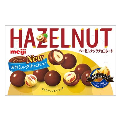 明治 ヘーゼルナッツチョコレート 芳醇ミルクチョコ仕立て 52g