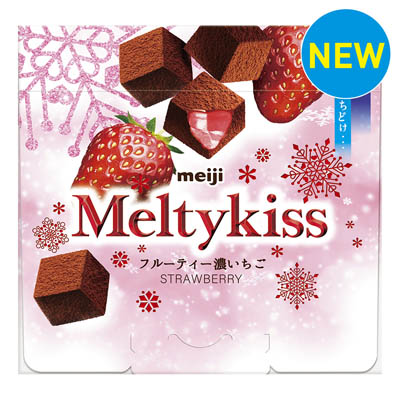 明治 メルティーキッス フルーティー濃いちご