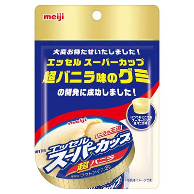 明治　スーパーカップ超バニラ味グミ 40g