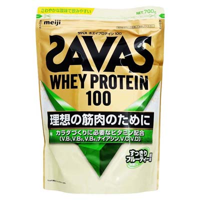 明治　ザバス　ホエイプロテイン100　すっきりフルーティー風味　700ｇ