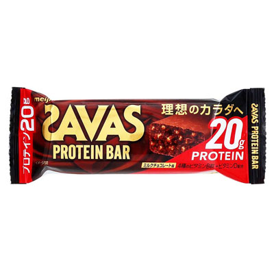明治　ザバス　プロテインバー　ミルクチョコレート味　60ｇ