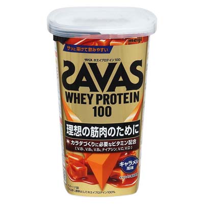 明治　ザバス　ホエイプロテイン100　キャラメル風味　280ｇ