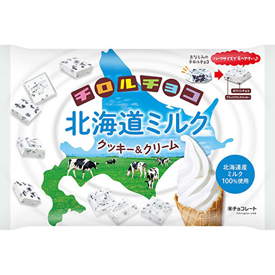 チロルチョコ 北海道ミルク クッキー&クリーム 112g