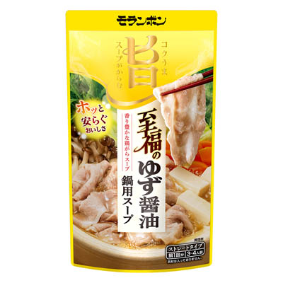 モランボン　至福のゆず醤油鍋用スープ　750ｇ
