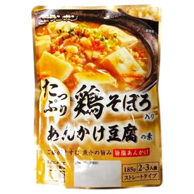 モランボン　鶏そぼろ入りあんかけ豆腐の素　185ｇ