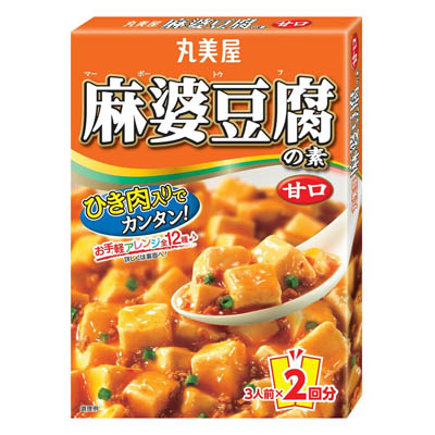 丸美屋 麻婆豆腐の素甘口162g