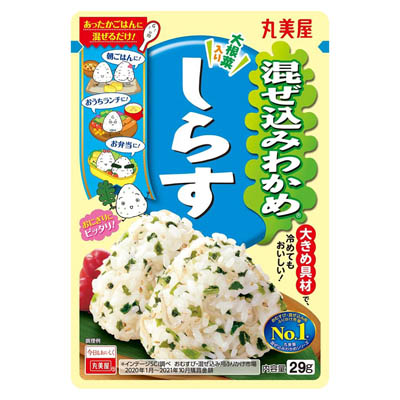 丸美屋　混ぜ込みわかめしらす29ｇ
