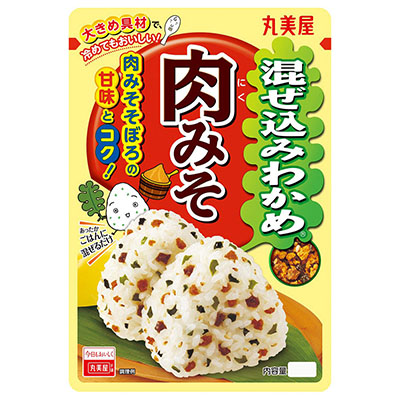 丸美屋　混ぜ込みわかめ　肉みそ